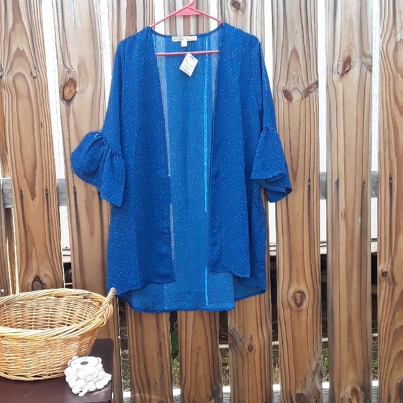 Gypsies & Moondust Kimono Duster Flared Sleeves M - Picture 3 of 7